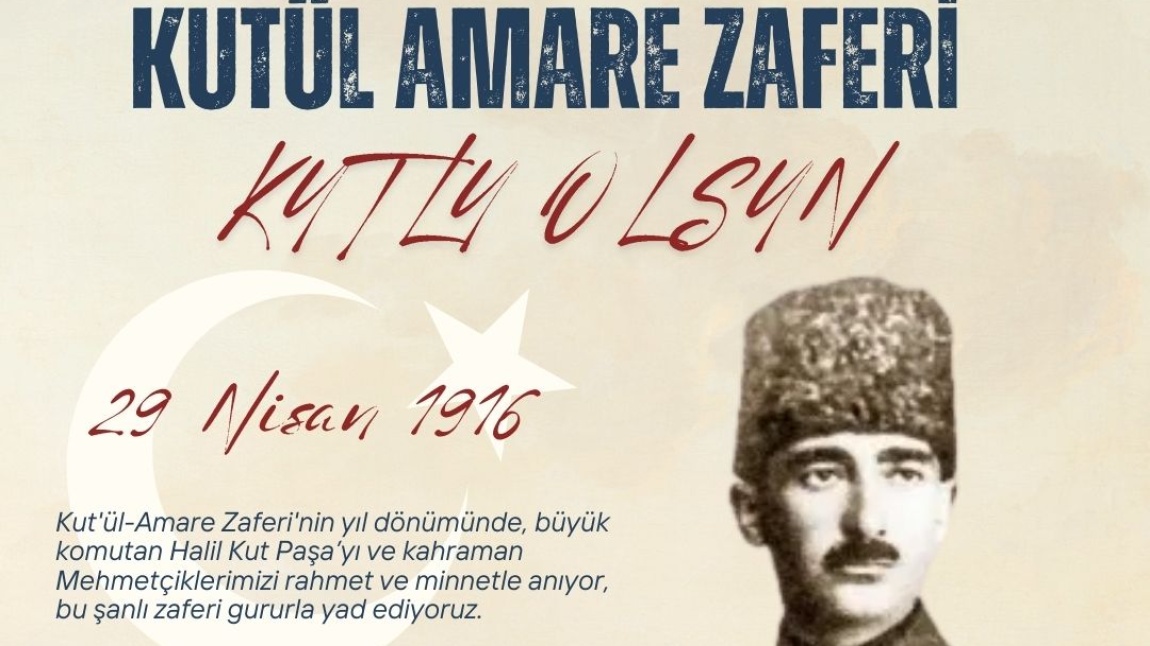 KUTÜL AMARE ZAFERİ KUTLU OLSUN!